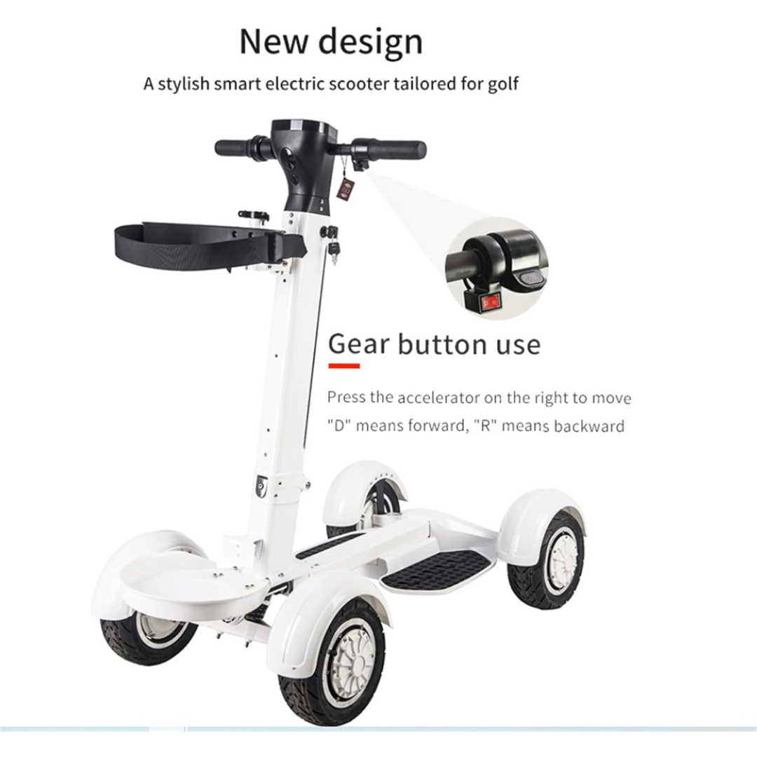 Electric Golf Buggy 4 Wheel Cart Scooter-Aldronix
