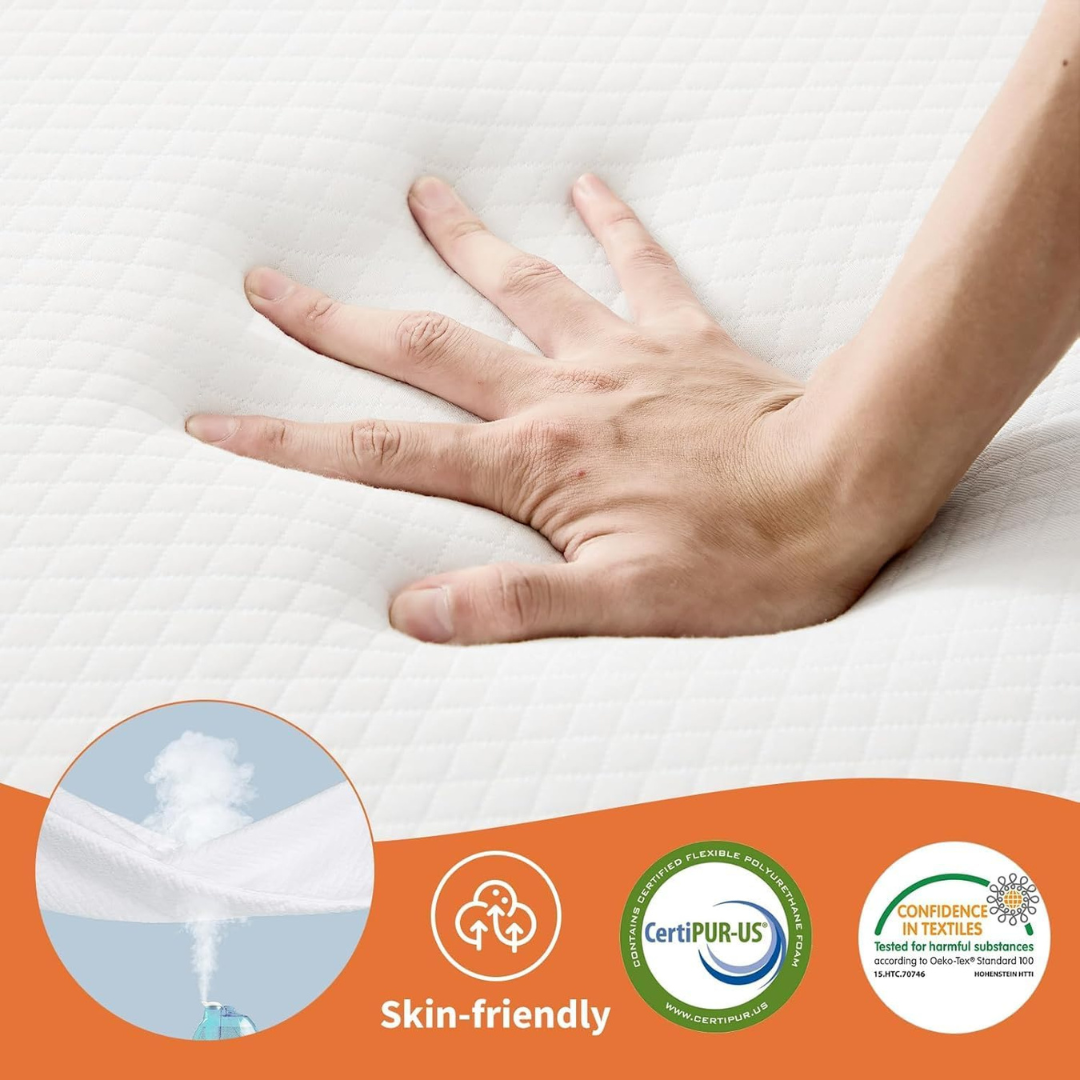 Tri-fold Memory Foam Topper-Aldronix