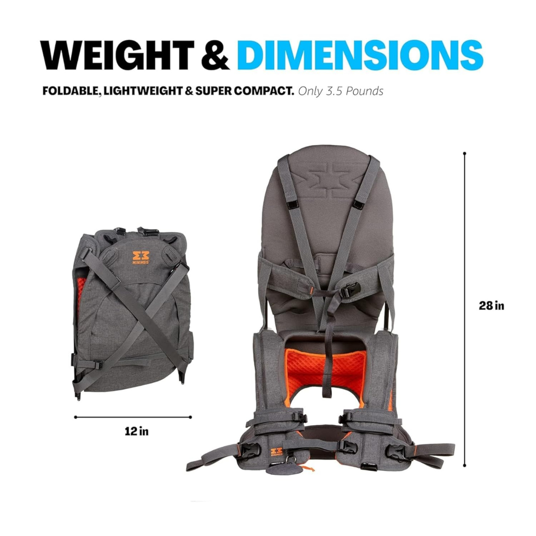Lightweight Child Shoulder Carrier and Sunshade Bundle - For Kids 6 Months to 4 Years Old-Aldronix