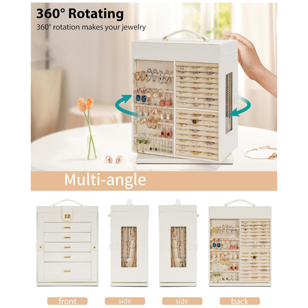 360° Rotating Jewelry Storage-Aldronix