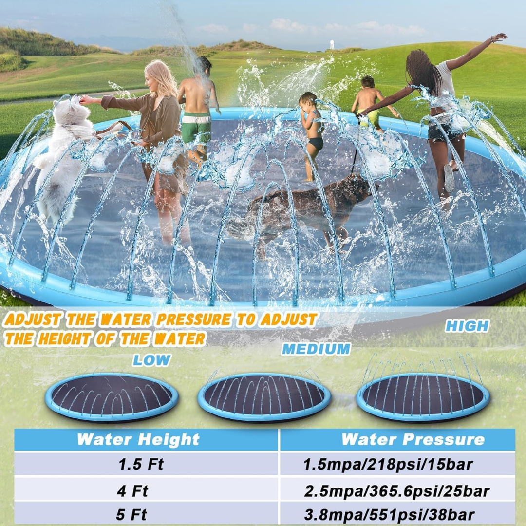 3 Sizes  Giant Inflatable Splash Pad-Aldronix