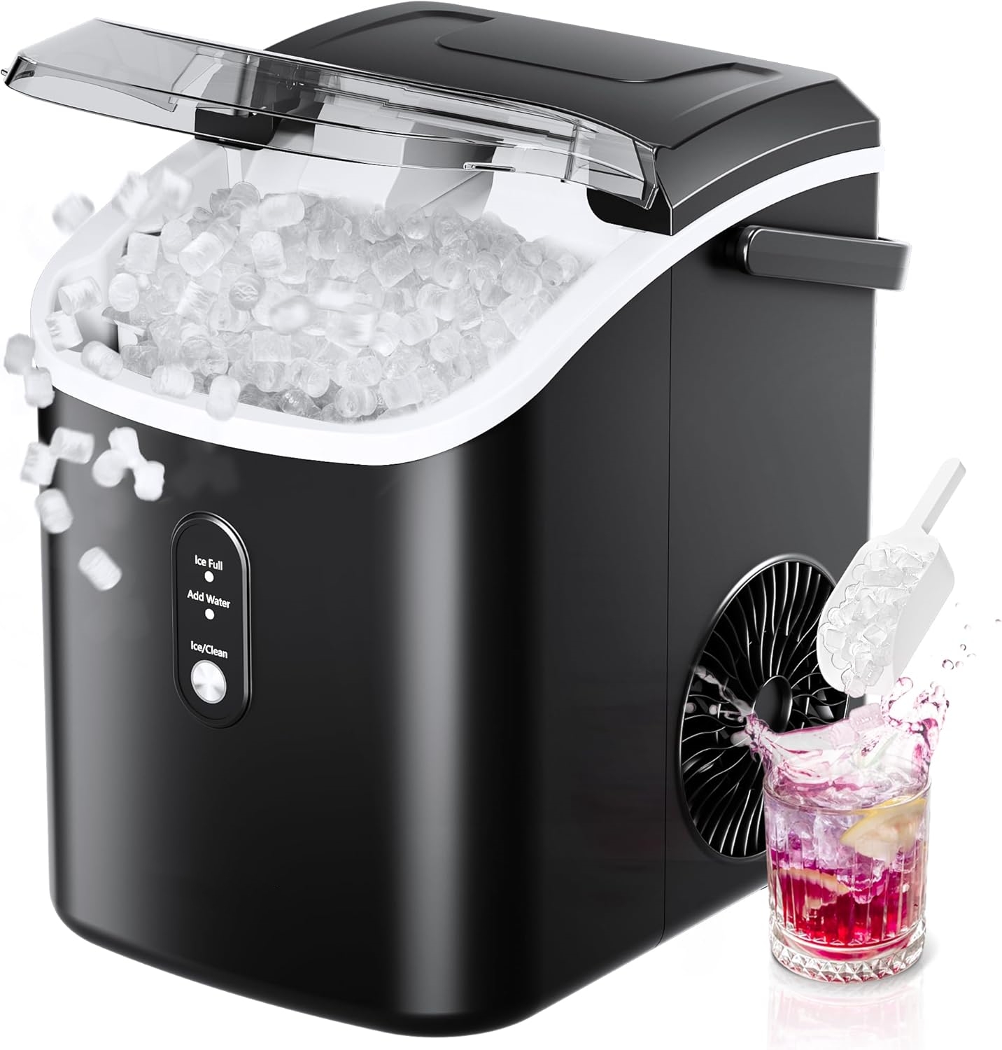 Ice Maker Countertop with Handle-Aldronix