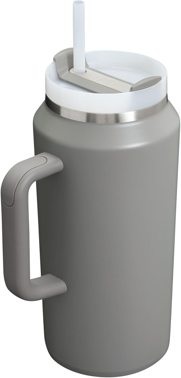 Stanley Quencher H2.0 Tumbler with Handle and Straw 30 oz | Flowstate 3-Position Lid | Cup Holder Compatible for Travel | Insulated Stainless Steel Cup | BPA-Free | Cherry Blossom-Aldronix