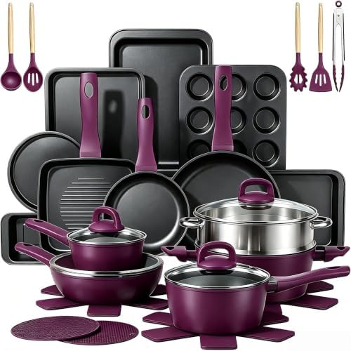 31-Piece Nonstick Cookware and Bakeware Set