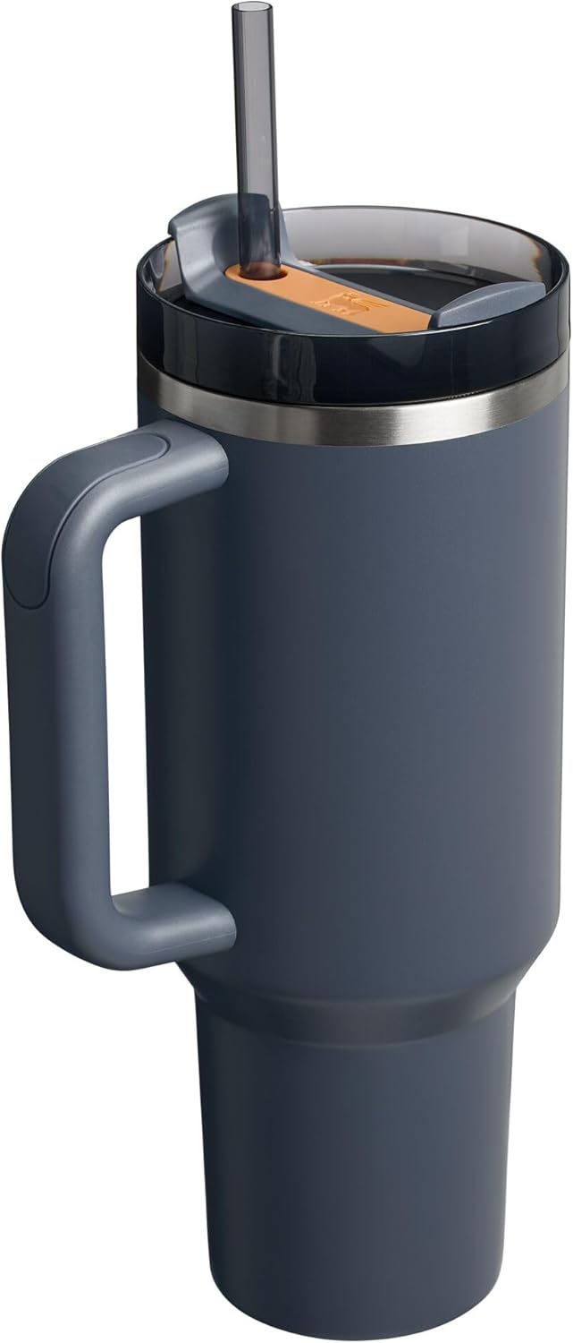 Stanley Quencher H2.0 Tumbler with Handle and Straw 30 oz | Flowstate 3-Position Lid | Cup Holder Compatible for Travel | Insulated Stainless Steel Cup | BPA-Free | Cherry Blossom-Aldronix