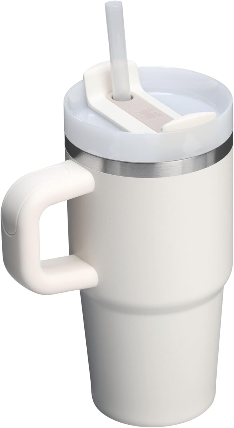 Stanley Quencher H2.0 Tumbler with Handle and Straw 30 oz | Flowstate 3-Position Lid | Cup Holder Compatible for Travel | Insulated Stainless Steel Cup | BPA-Free | Cherry Blossom-Aldronix