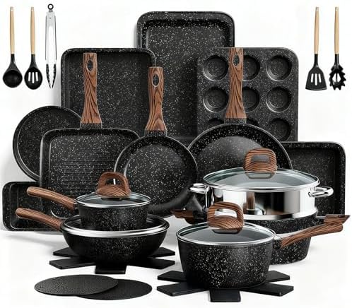 31-Piece Nonstick Cookware and Bakeware Set