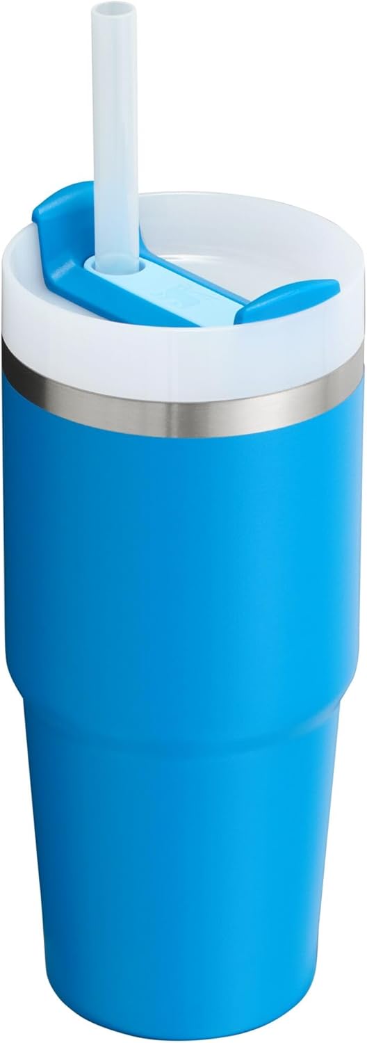 Stanley Quencher H2.0 Tumbler with Handle and Straw 30 oz | Flowstate 3-Position Lid | Cup Holder Compatible for Travel | Insulated Stainless Steel Cup | BPA-Free | Cherry Blossom-Aldronix