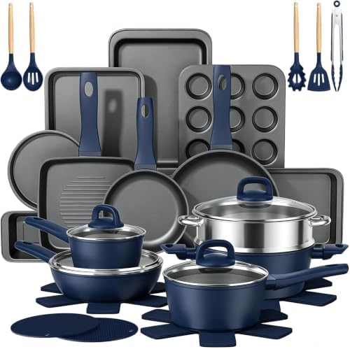 31-Piece Nonstick Cookware and Bakeware Set