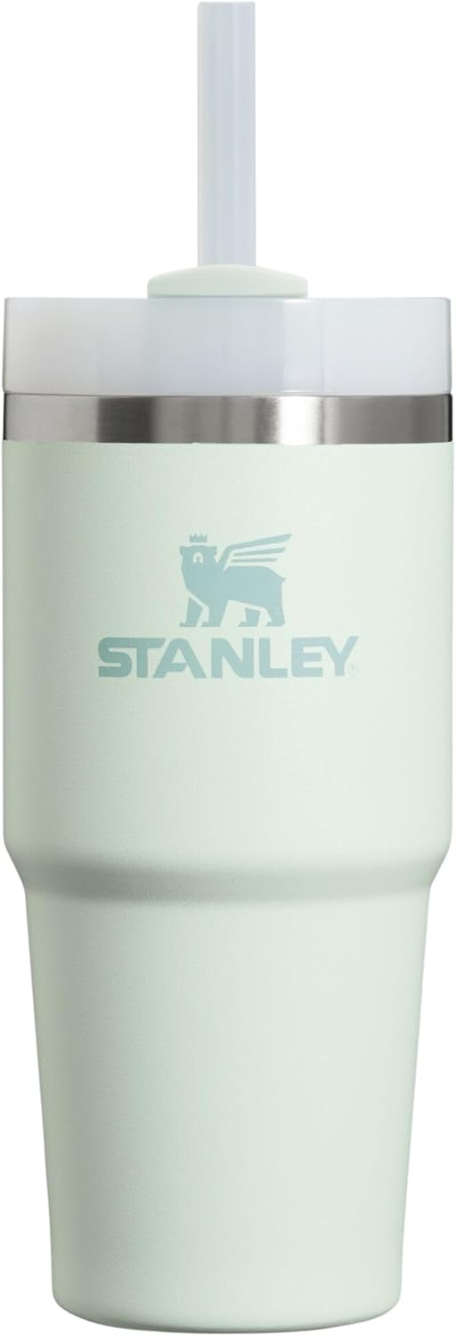 Stanley Quencher H2.0 Tumbler with Handle and Straw 30 oz | Flowstate 3-Position Lid | Cup Holder Compatible for Travel | Insulated Stainless Steel Cup | BPA-Free | Cherry Blossom-Aldronix
