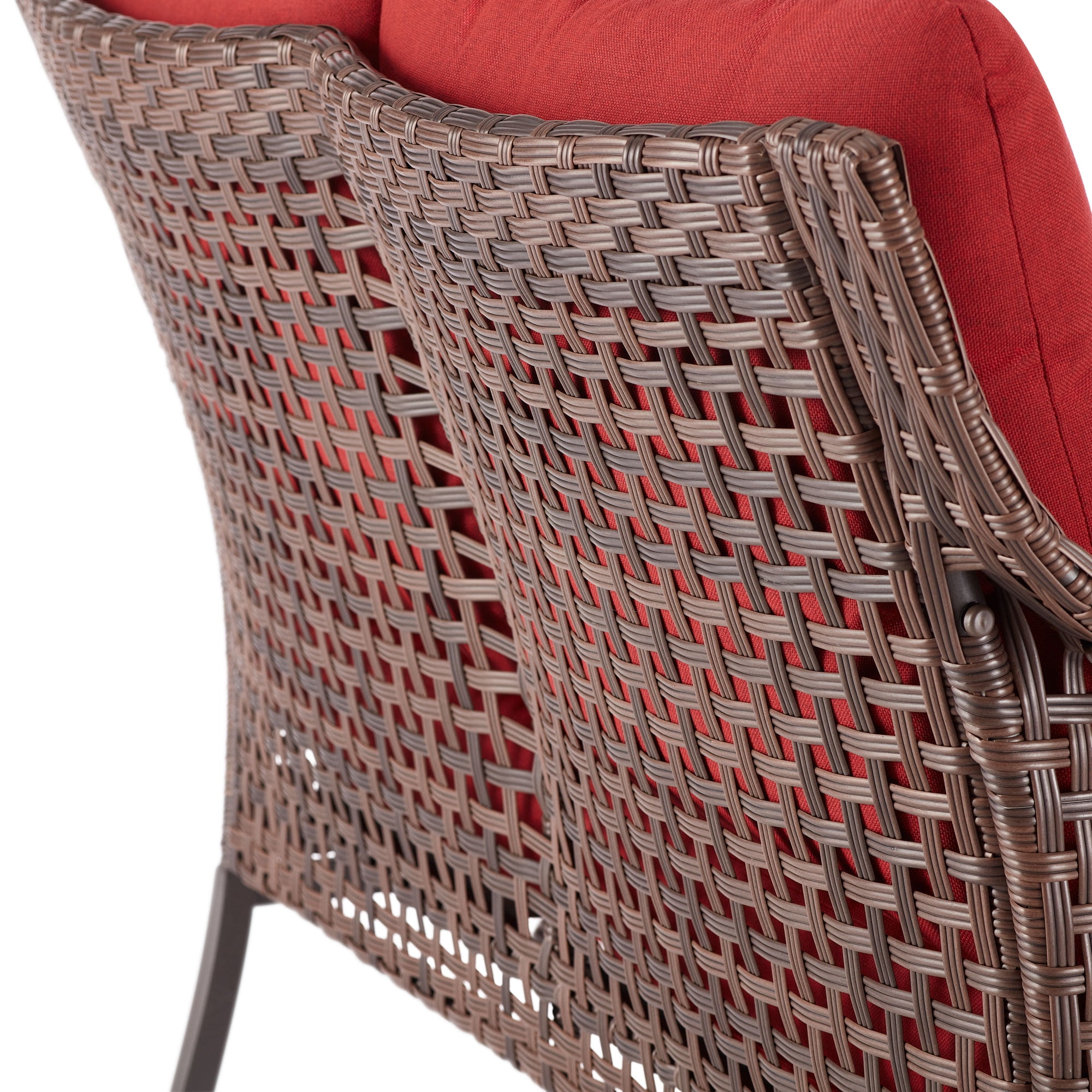 4-Piece Conversation Set, Red-Aldronix