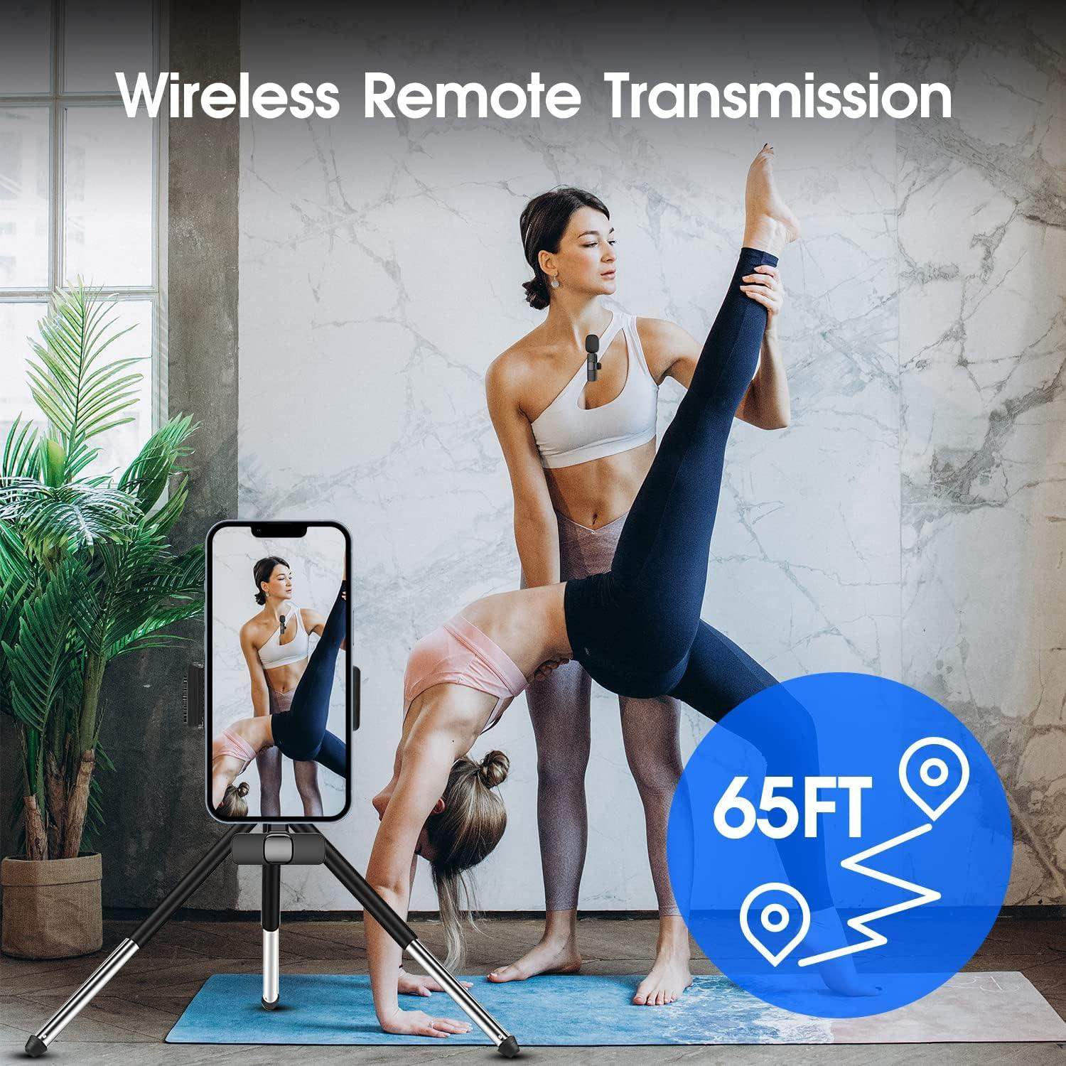 2 Pack Wireless Microphone For Iphone Ipad-Aldronix