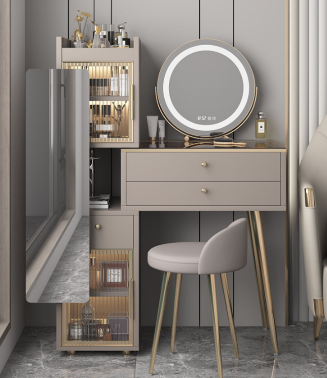 Last Day Sale All-in-one Multifunction Modern Dressing Table-Aldronix
