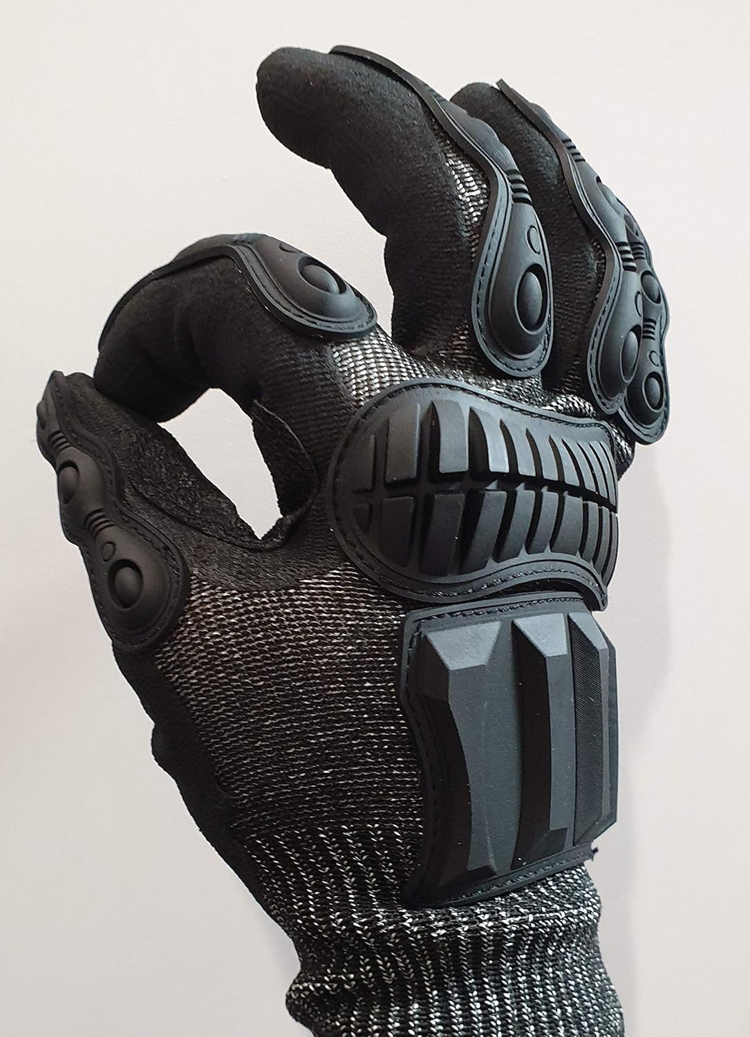Professional protective gloves to prevent cuts and impact injuries + glove rack and FiveFire Body Armor Anti Knife Stab Front and Back Armor Proof Vest Concealed Vest-Aldronix