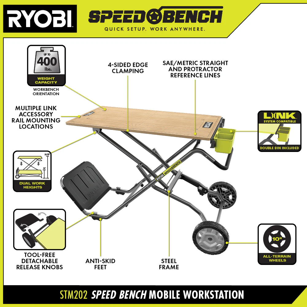 SPEED BENCH MOBILE WORKSTATION-Aldronix