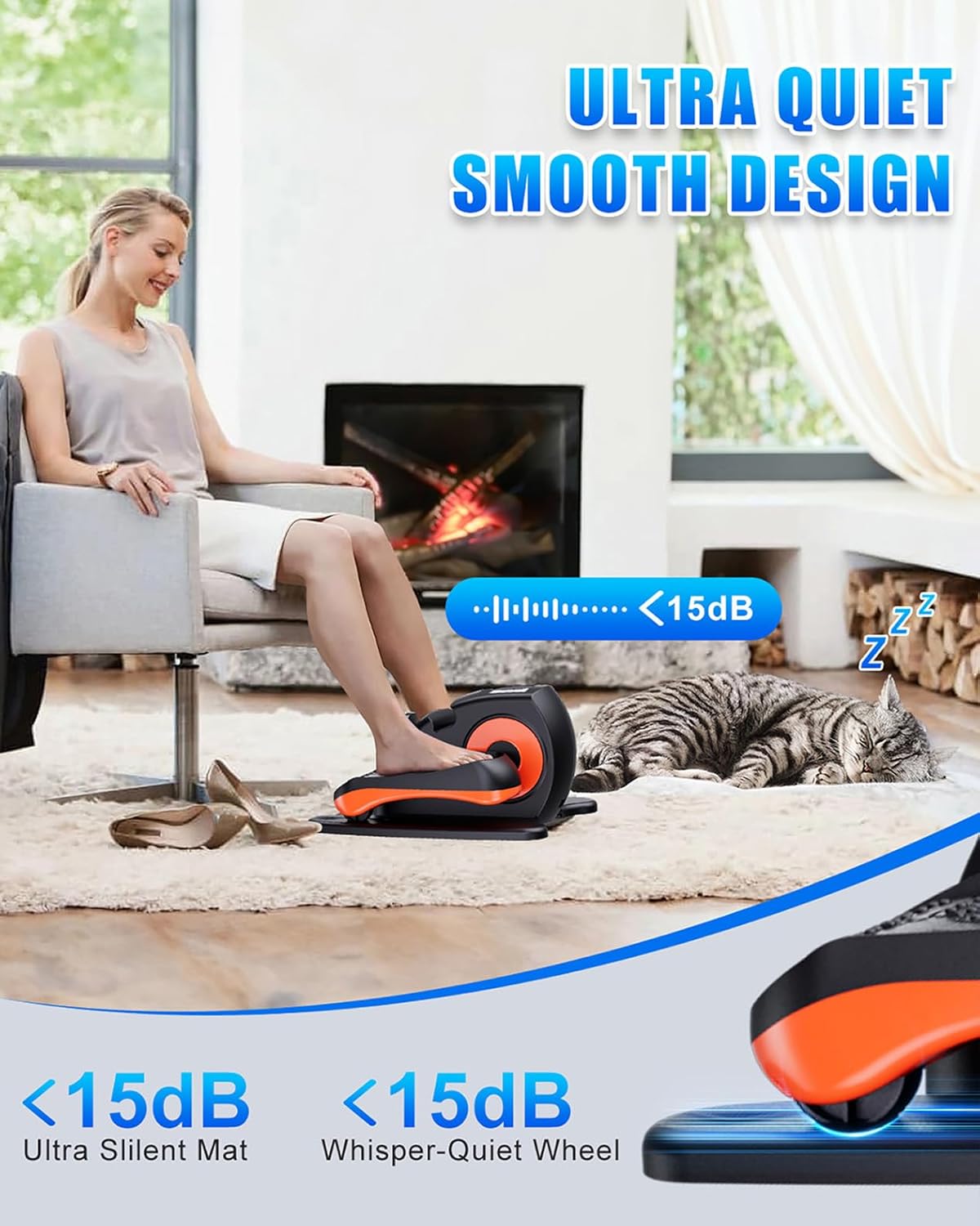 Under Desk Elliptical Machine-Aldronix
