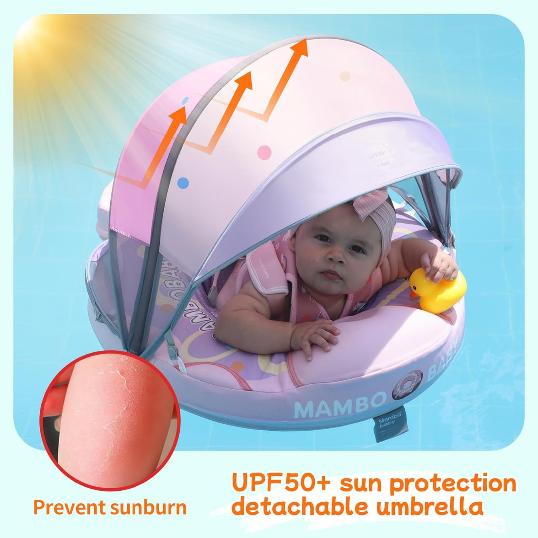 Baby Float with Canopy and Tail-Aldronix