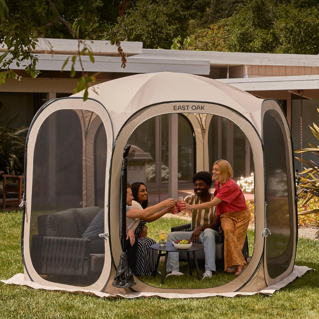 Screen House Tent Pop-Up -- Portable Screen Room Canopy-Aldronix