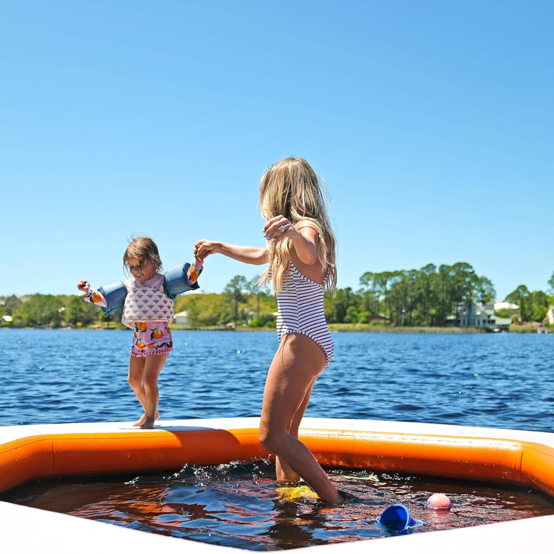 Inflatable Floating Mat Water Lake Lounge-Aldronix