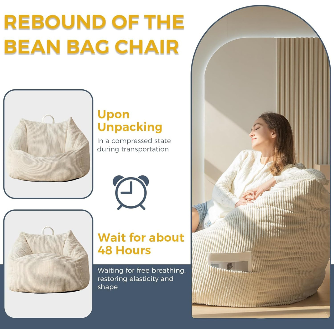 Floor Sofa Bean Bag Chair-Aldronix