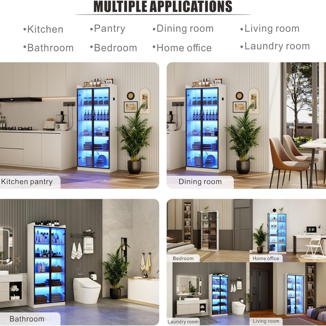 Toy Organizer with LED Lights-Aldronix