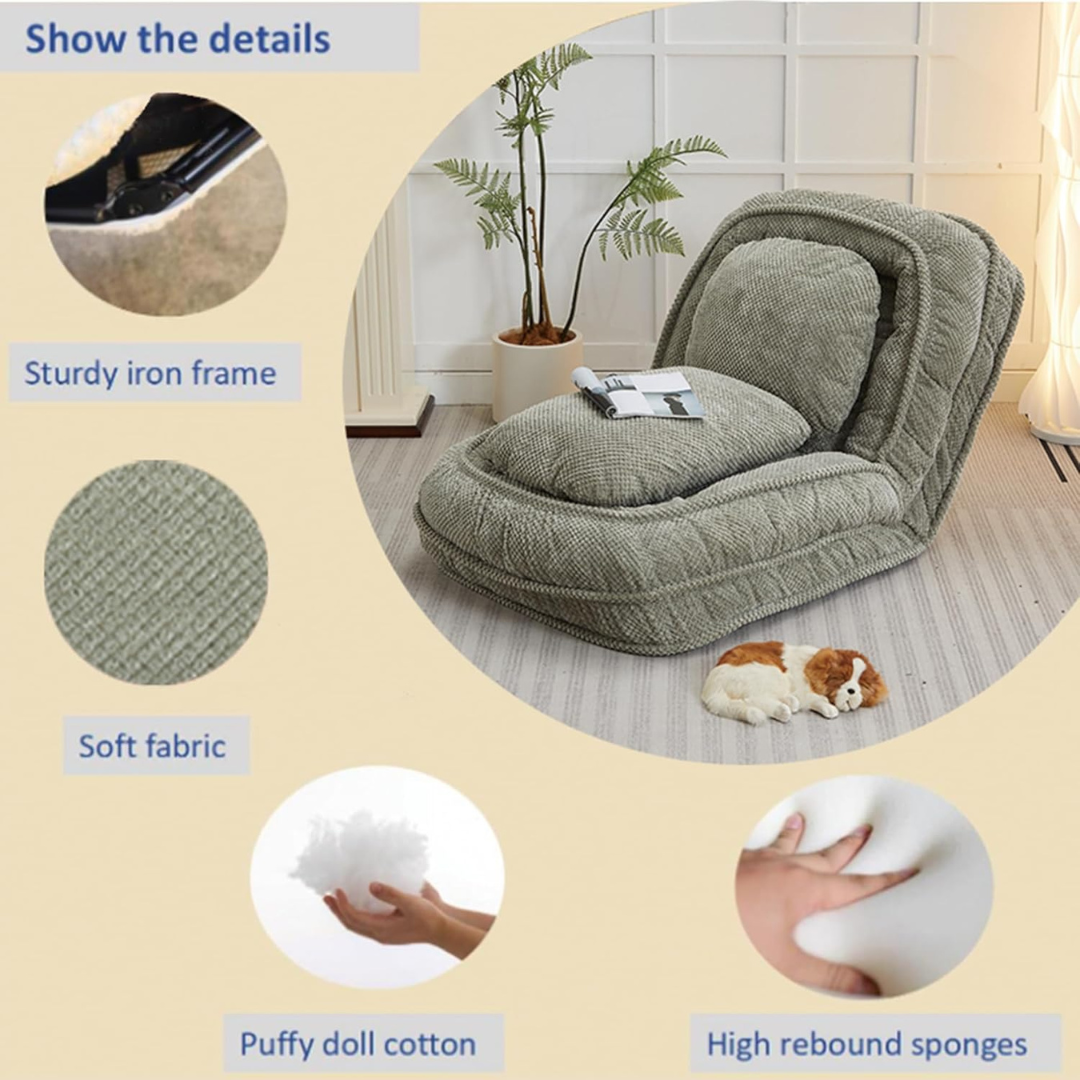 Lazy Sofa Couch Bed-Aldronix