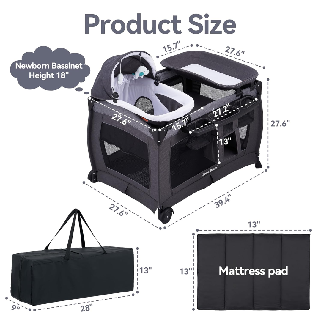 Portable Baby Crib-Aldronix