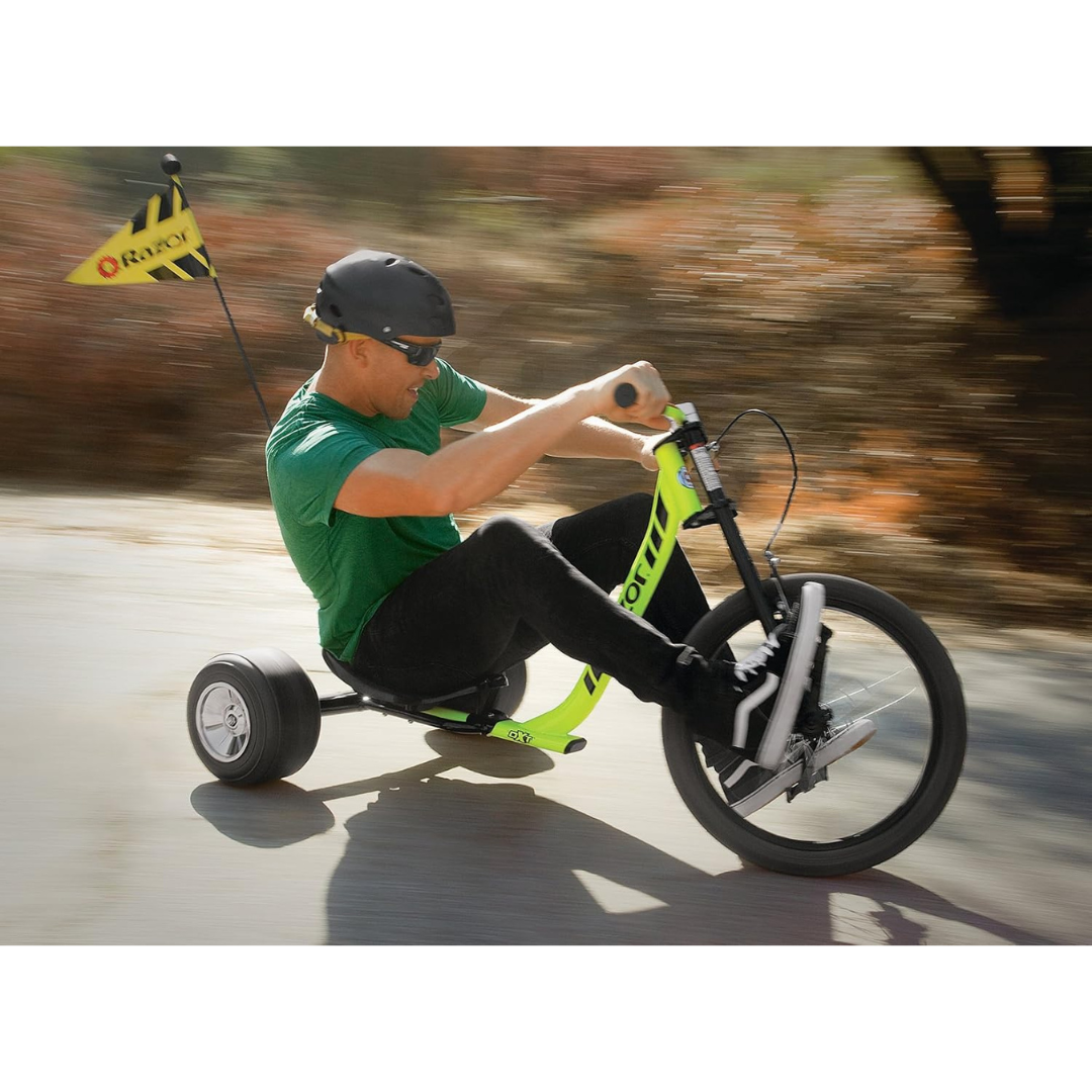 Drift Trike Yellow, One Size-Aldronix