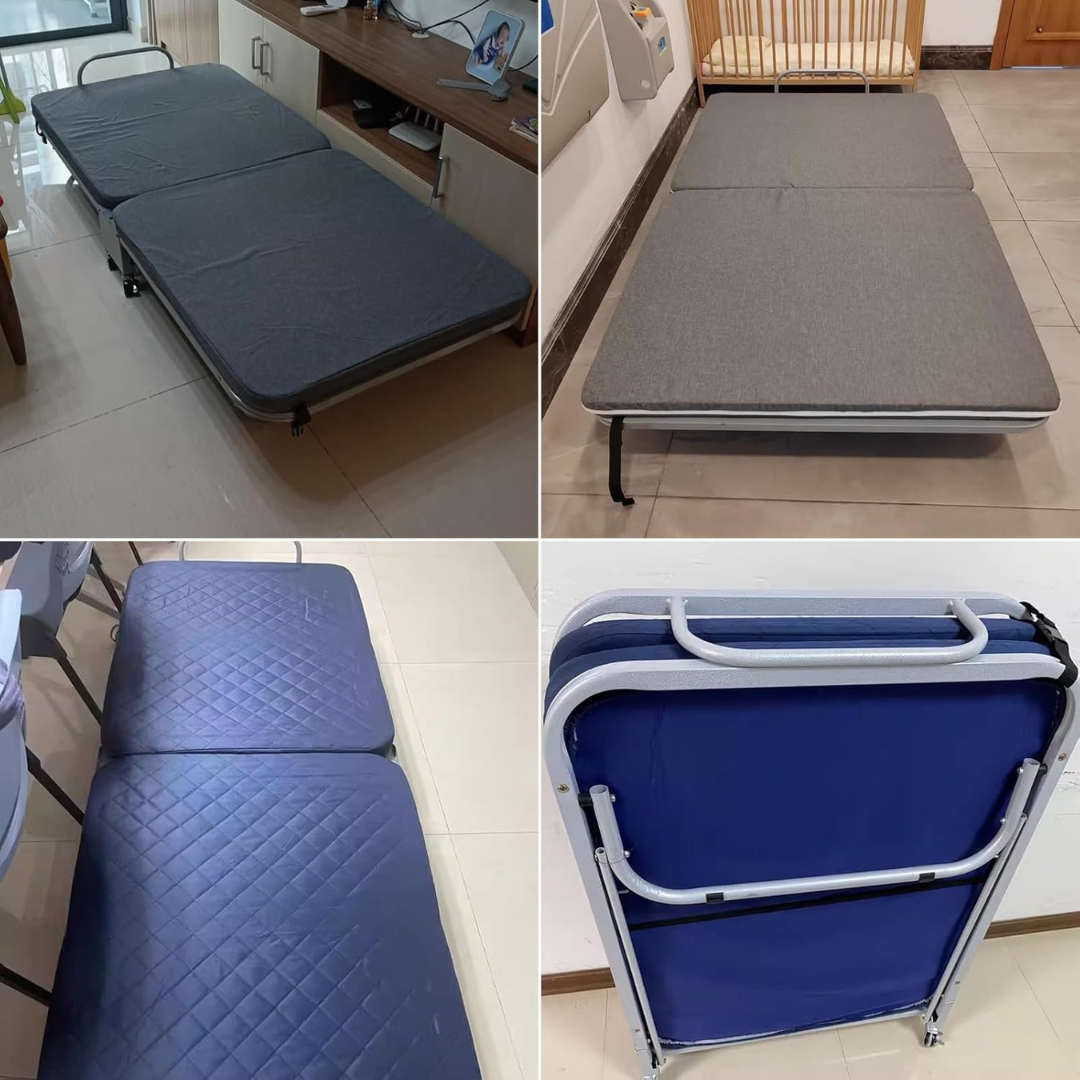Rollaway Bed with Mattress for Adults-Aldronix