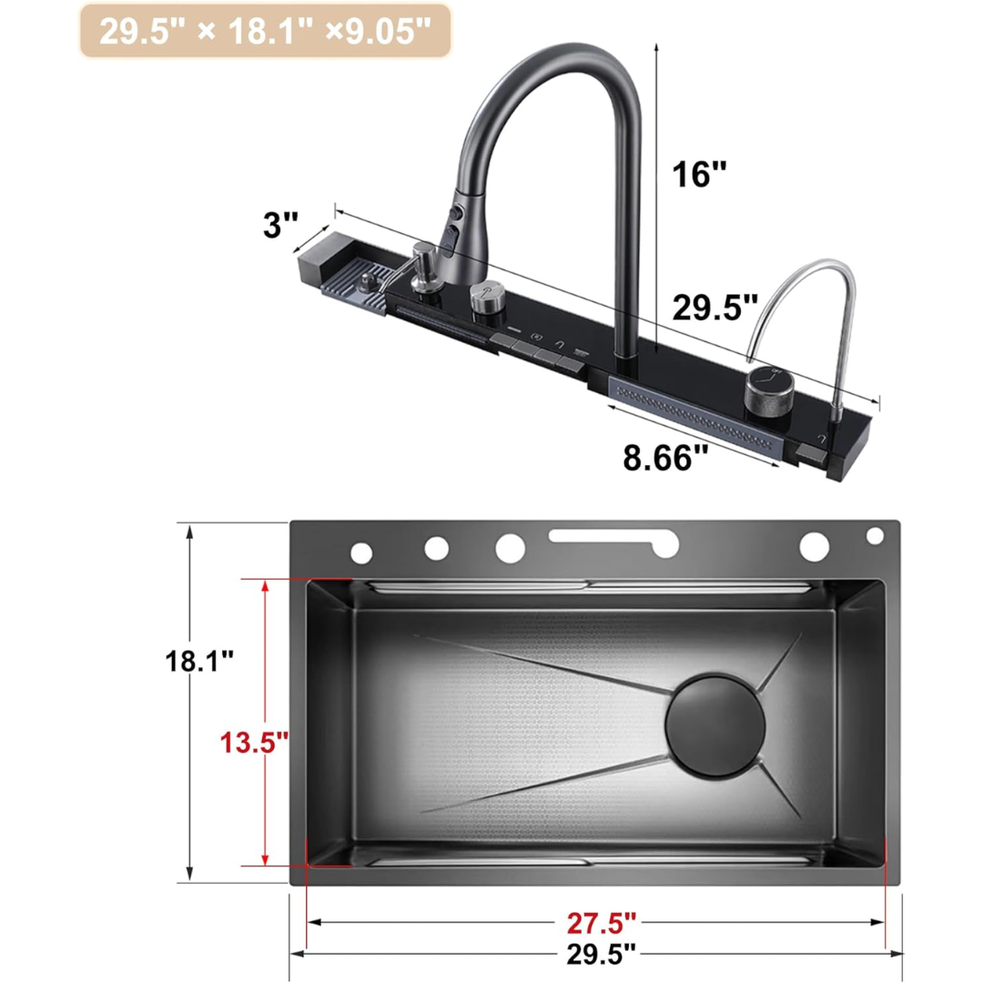 Smart Kitchen Sink-Aldronix