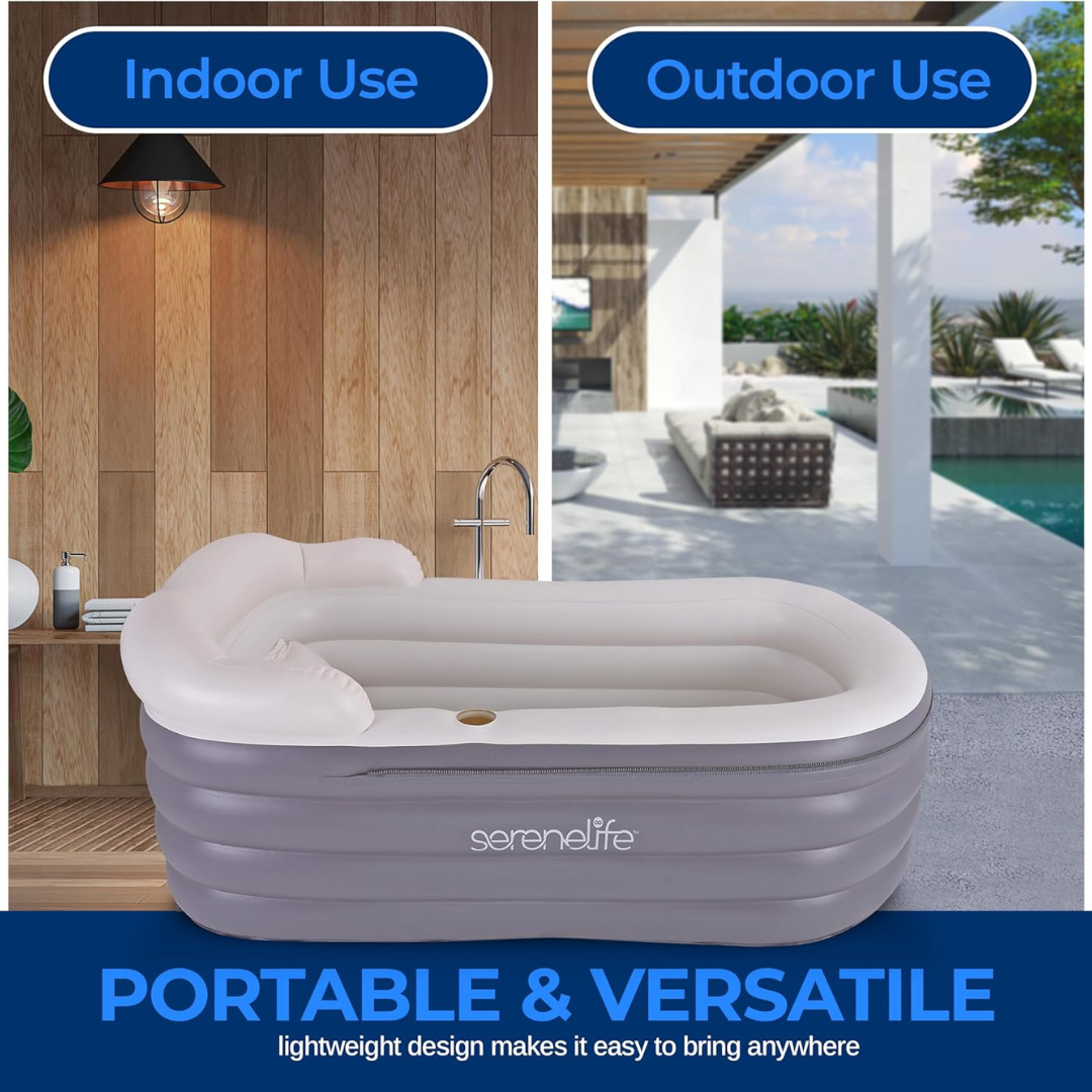 Inflatable Bathtub with Bubble Massage-Aldronix