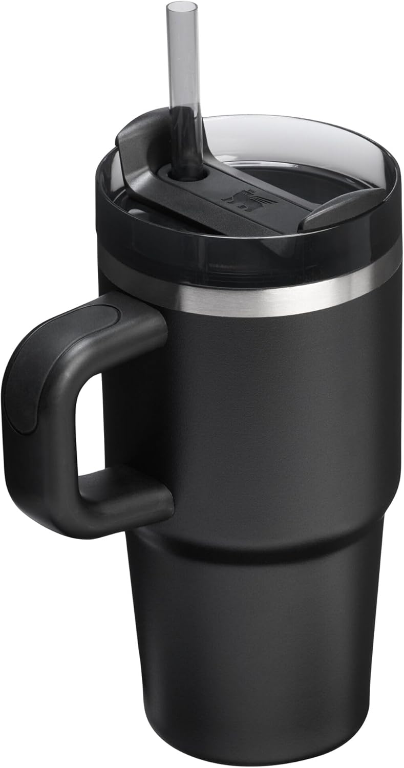 Stanley Quencher H2.0 Tumbler with Handle and Straw 30 oz | Flowstate 3-Position Lid | Cup Holder Compatible for Travel | Insulated Stainless Steel Cup | BPA-Free | Cherry Blossom-Aldronix