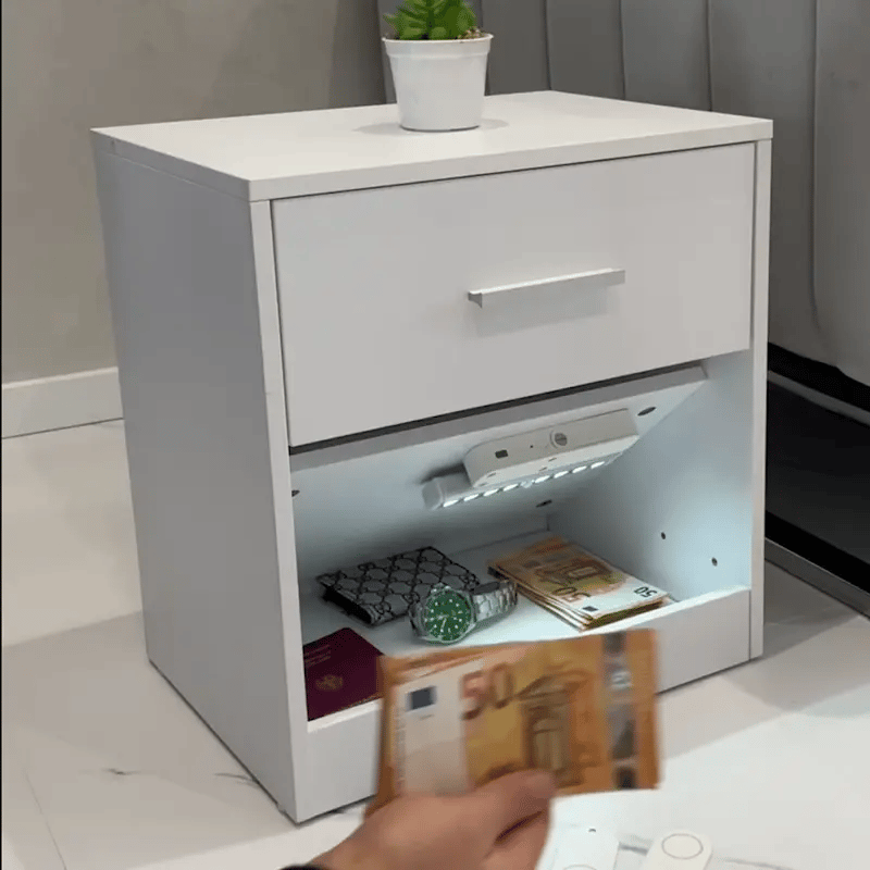 Secret Compartment Luxury Nightstand-Aldronix