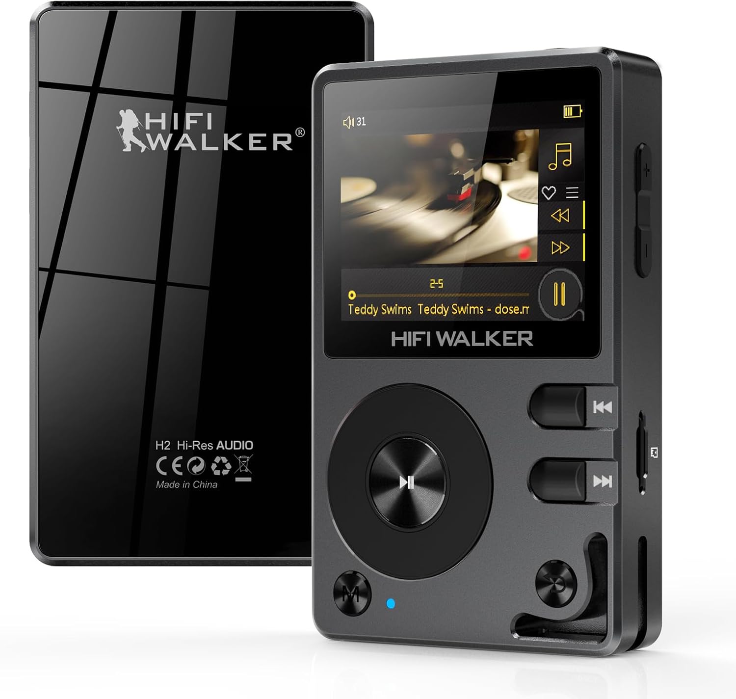 HIFI WALKER H2 Touch, Hi Res MP3 Player with Bluetooth-Aldronix