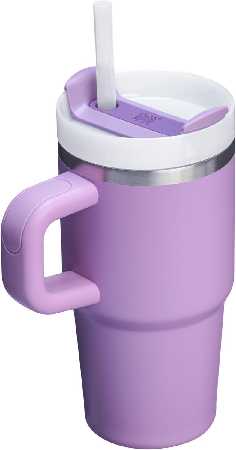Stanley Quencher H2.0 Tumbler with Handle and Straw 30 oz | Flowstate 3-Position Lid | Cup Holder Compatible for Travel | Insulated Stainless Steel Cup | BPA-Free | Cherry Blossom-Aldronix