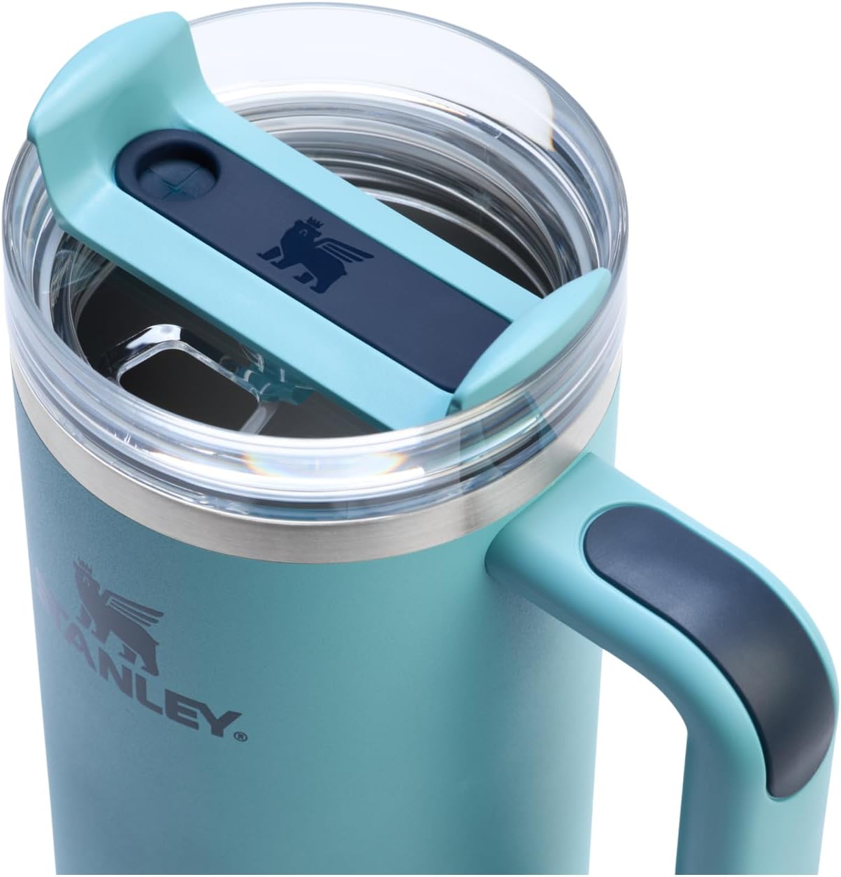 Stanley Quencher H2.0 Tumbler with Handle and Straw 30 oz | Flowstate 3-Position Lid | Cup Holder Compatible for Travel | Insulated Stainless Steel Cup | BPA-Free | Cherry Blossom-Aldronix