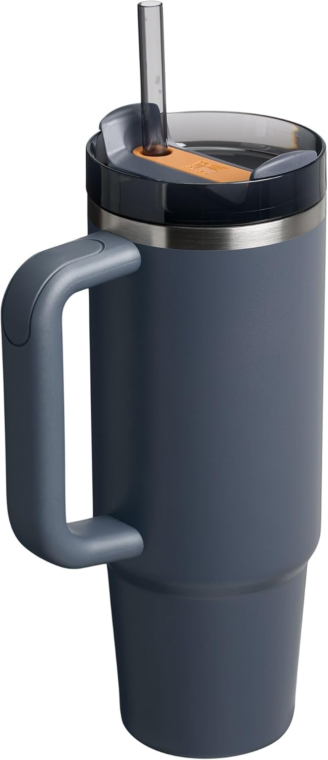 Stanley Quencher H2.0 Tumbler with Handle and Straw 30 oz | Flowstate 3-Position Lid | Cup Holder Compatible for Travel | Insulated Stainless Steel Cup | BPA-Free | Cherry Blossom-Aldronix