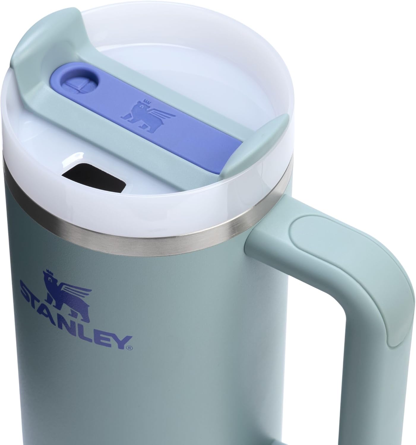 Stanley Quencher H2.0 Tumbler with Handle and Straw 30 oz | Flowstate 3-Position Lid | Cup Holder Compatible for Travel | Insulated Stainless Steel Cup | BPA-Free | Cherry Blossom-Aldronix
