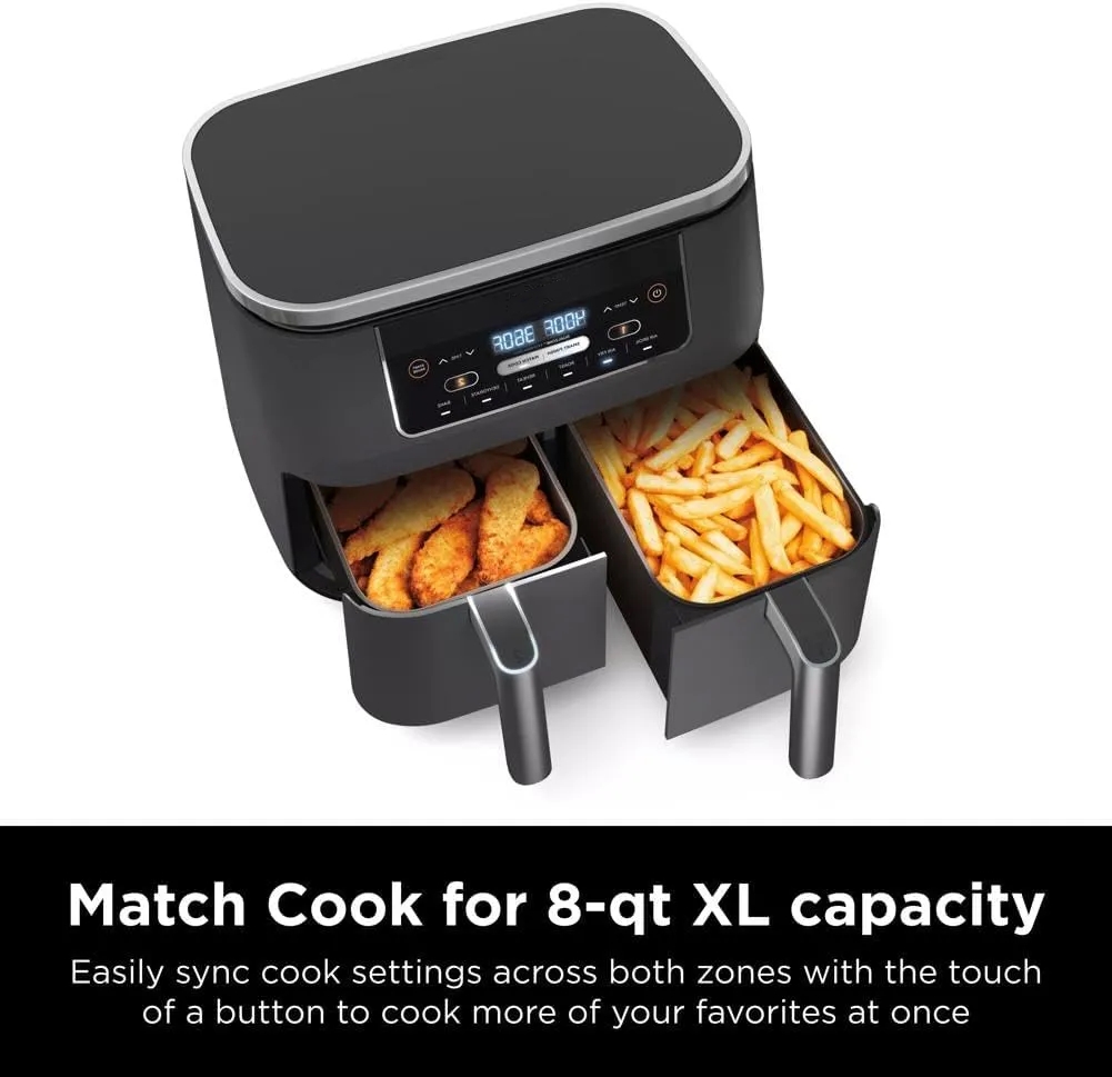 Foodi 10QT 6-in-1 DualZone Smart XL Air Fryer-Aldronix