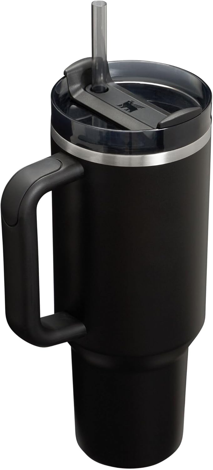 Stanley Quencher H2.0 Tumbler with Handle and Straw 30 oz | Flowstate 3-Position Lid | Cup Holder Compatible for Travel | Insulated Stainless Steel Cup | BPA-Free | Cherry Blossom-Aldronix