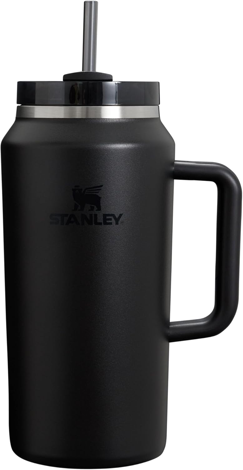 Stanley Quencher H2.0 Tumbler with Handle and Straw 30 oz | Flowstate 3-Position Lid | Cup Holder Compatible for Travel | Insulated Stainless Steel Cup | BPA-Free | Cherry Blossom-Aldronix