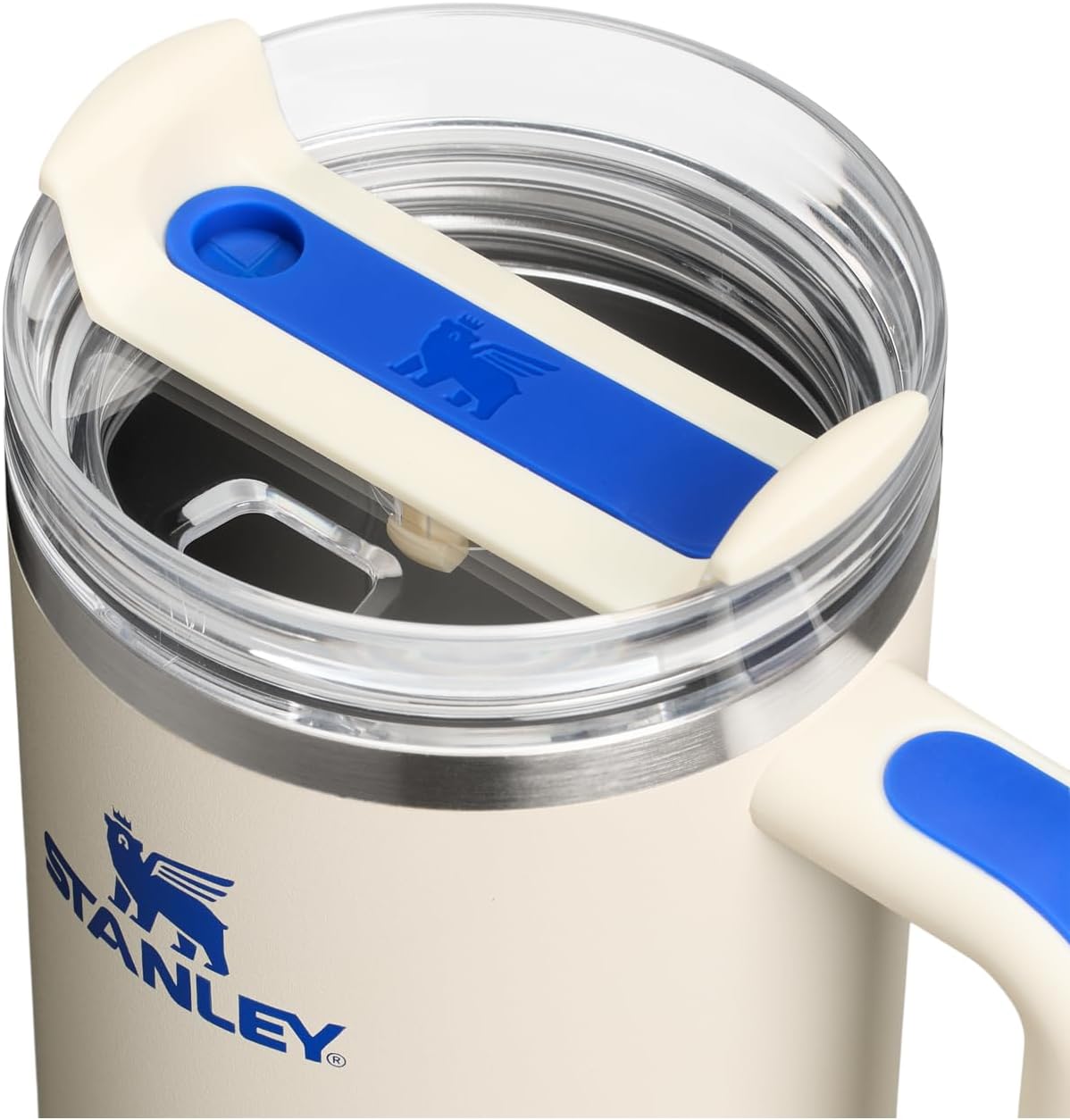 Stanley Quencher H2.0 Tumbler with Handle and Straw 30 oz | Flowstate 3-Position Lid | Cup Holder Compatible for Travel | Insulated Stainless Steel Cup | BPA-Free | Cherry Blossom-Aldronix