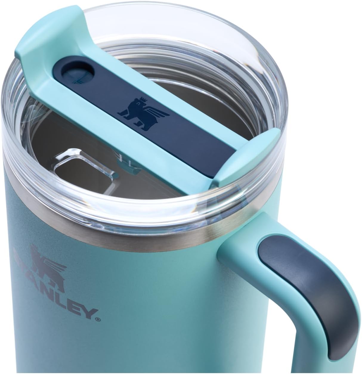 Stanley Quencher H2.0 Tumbler with Handle and Straw 30 oz | Flowstate 3-Position Lid | Cup Holder Compatible for Travel | Insulated Stainless Steel Cup | BPA-Free | Cherry Blossom-Aldronix