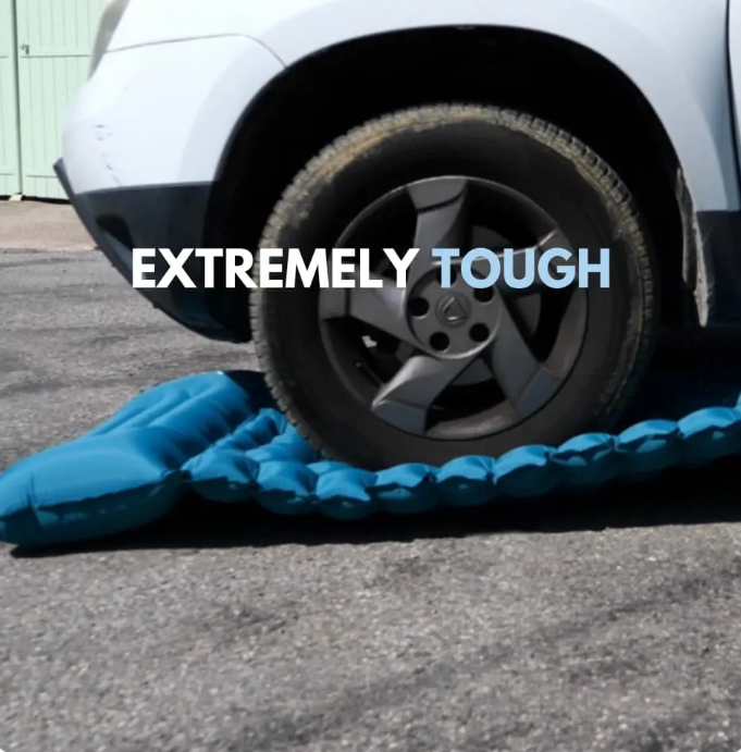 Inflatable sleeping mat with storage bag, ergonomic inflatable camping mat-Aldronix