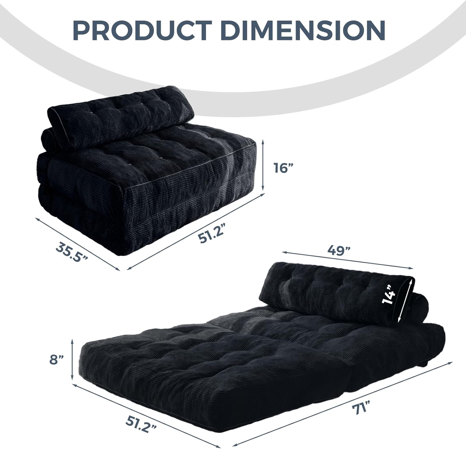 Folding Sofa Bed-Aldronix