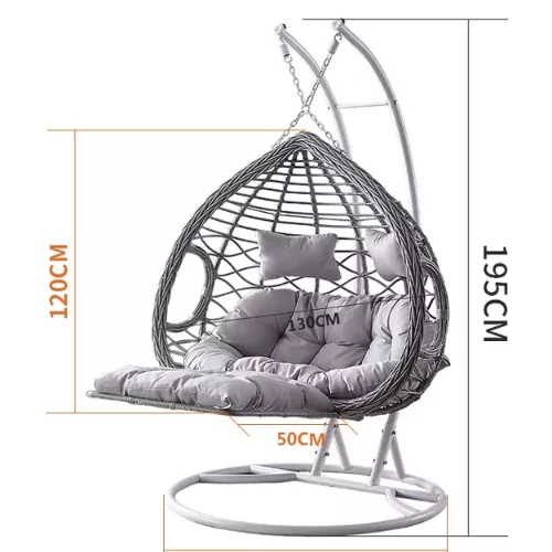 Luxury Chaise Nest Sofa Suspended Swing-Aldronix