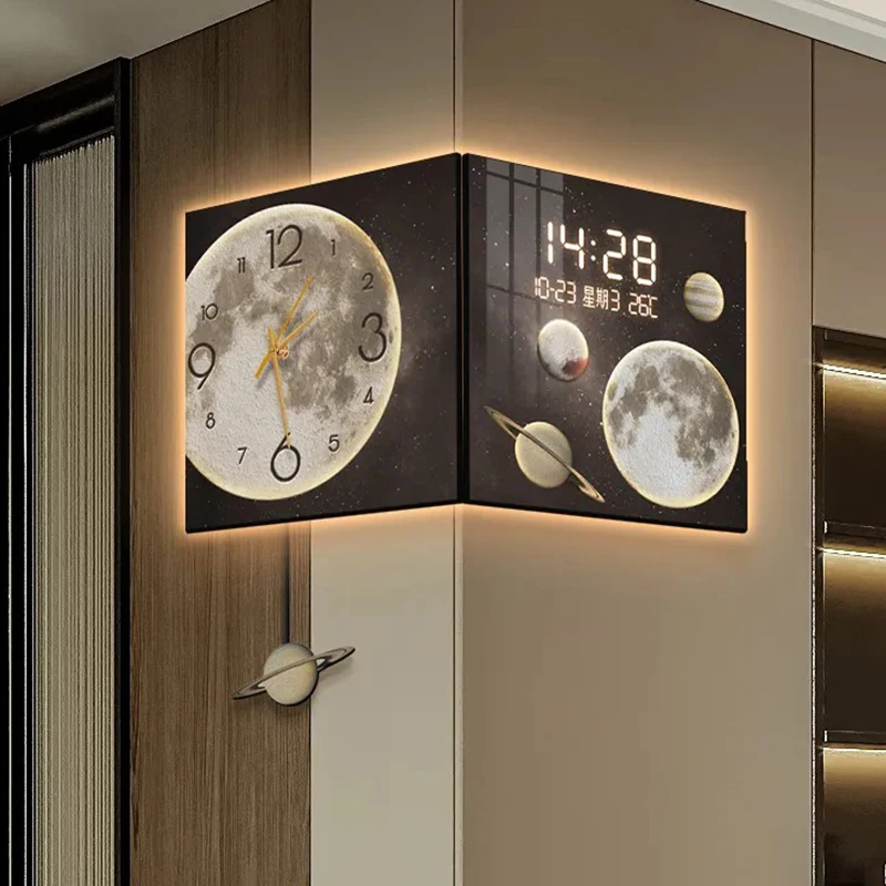 Portability Wall Corner Clock-Aldronix