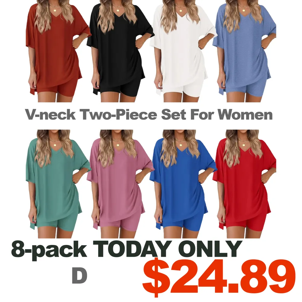Crewneck Two-Piece Set For Women-Aldronix