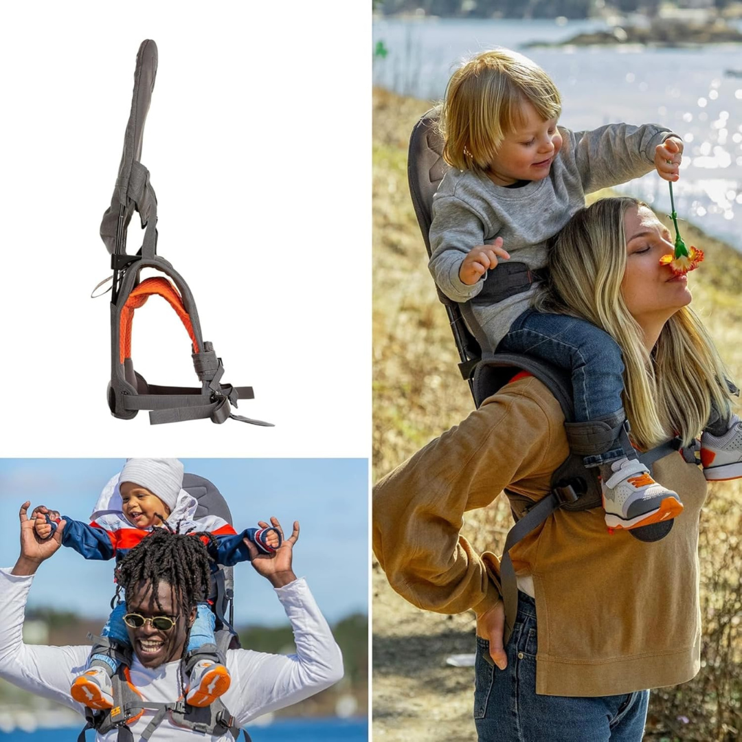 Lightweight Child Shoulder Carrier and Sunshade Bundle - For Kids 6 Months to 4 Years Old-Aldronix