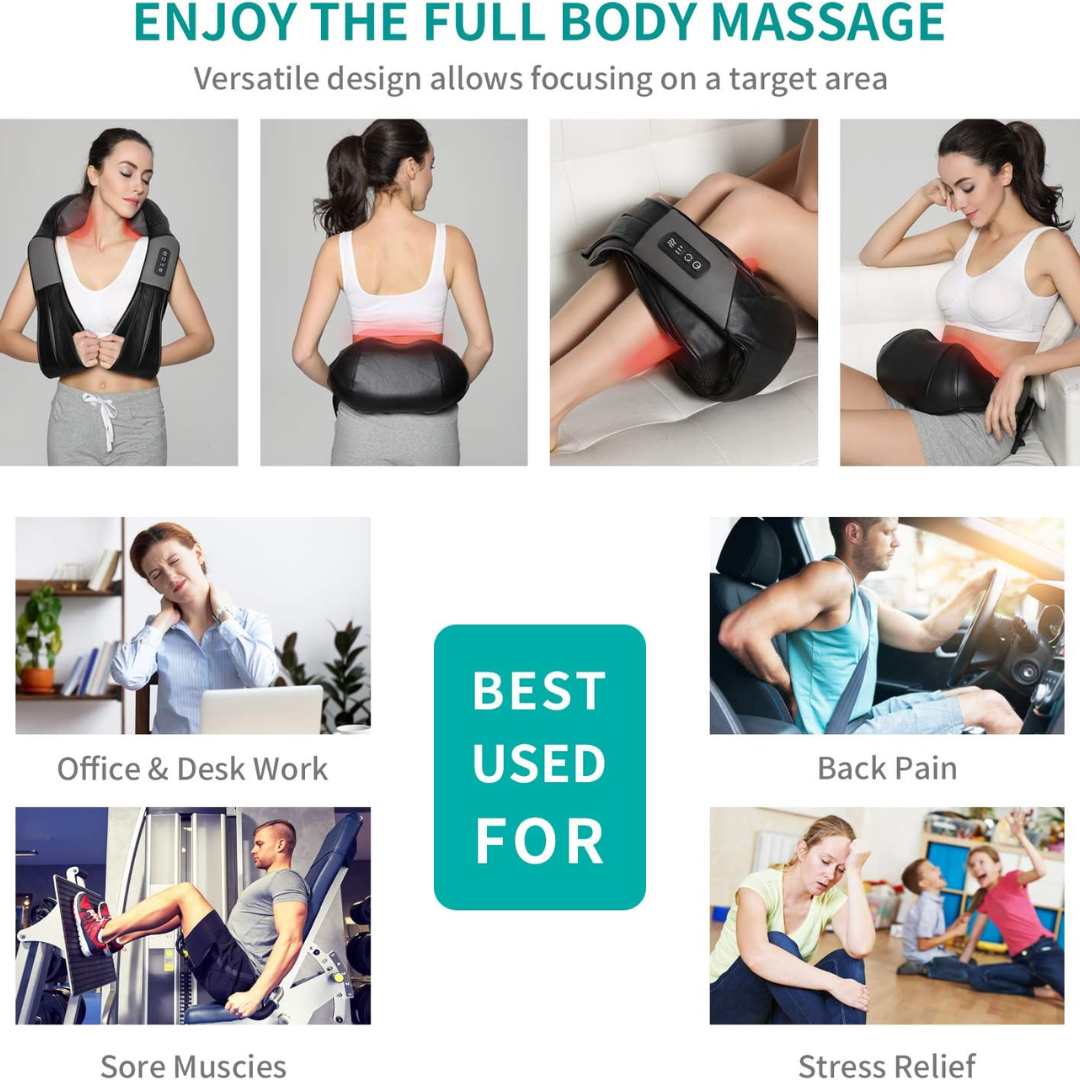 Neck and Back Massager-Aldronix